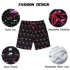 DATIFER Men's Sports Short Beachwear New Style Polyester Printing Fitness Beach Pants Surfing Swimming Trunks Bathing Swimwear