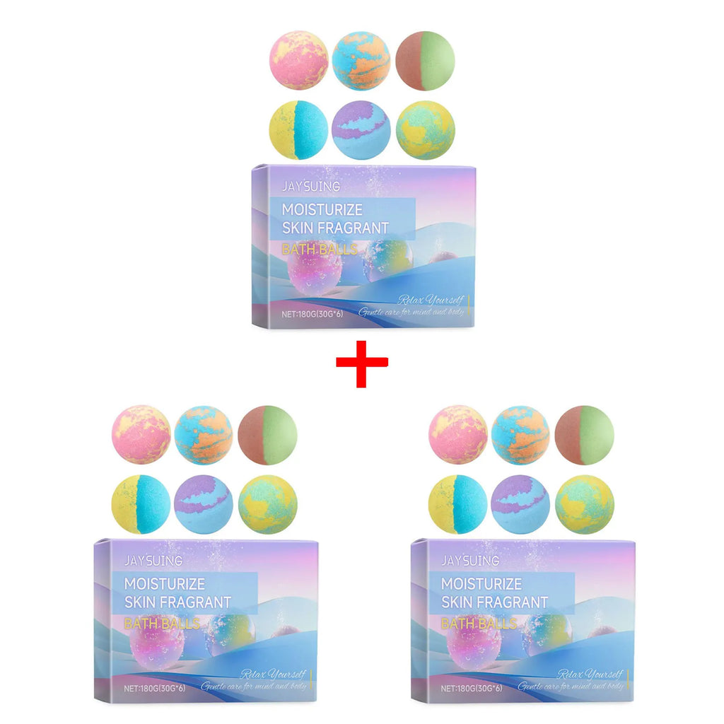 Bath Bomb Lasting Fragrance Aromatherapy Floral Scent Exfoliating Moisture Body Wash Cleansing Spa Salt Ball Bubble Bombs Shower