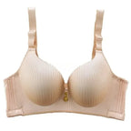 8CM Thick Padded Push Up Bra for Small Chest Seamless Wireless Comfort T-Shirt Bra Natural Lingerie with Adjustable Straps