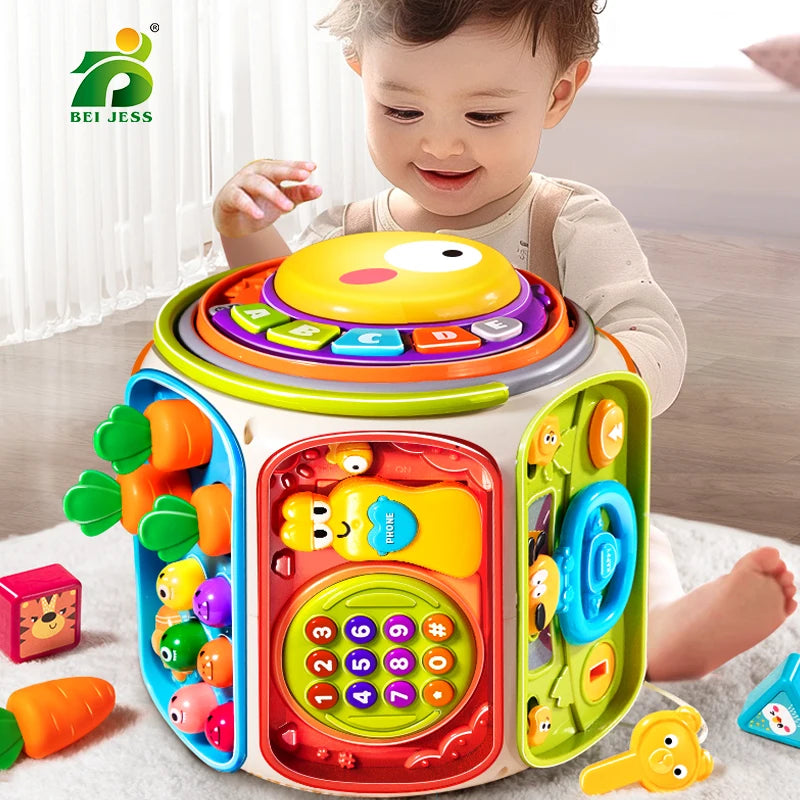 Baby Cell Phone Toy Children's Music Mobile Speaker With Sound Light Education Development Toy For 12 Months Kids Gifts Main image