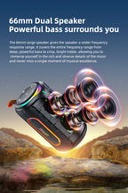 ZEALOT_MP1 Portable Bluetooth Speaker 60W StormBox Blast Outdoor Wireless Speaker IPX6 Waterproof Party Camping Speaker 12H ZEAL