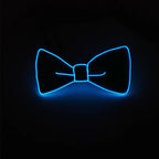 LED Glowing Bow Ties for Men Light Up Ties Personalized Night Club Concert Masquerade Accessory for Carnival Decor