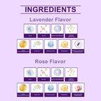 Rose Lavender Aromatherapy Shower Steamers Tablets Home Spa Relax Body Mental Relaxation Bath Products Shower Steamers Tablets