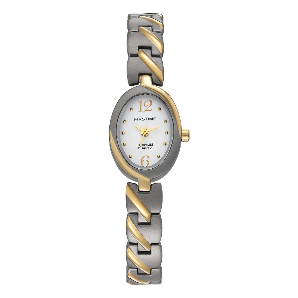 BERNY Titanium Women Watch Quartz Ladies Wristwatch Jewelry Oval Clock Casual Simple Fashion Waterproof Women's Watches Image principale du produit