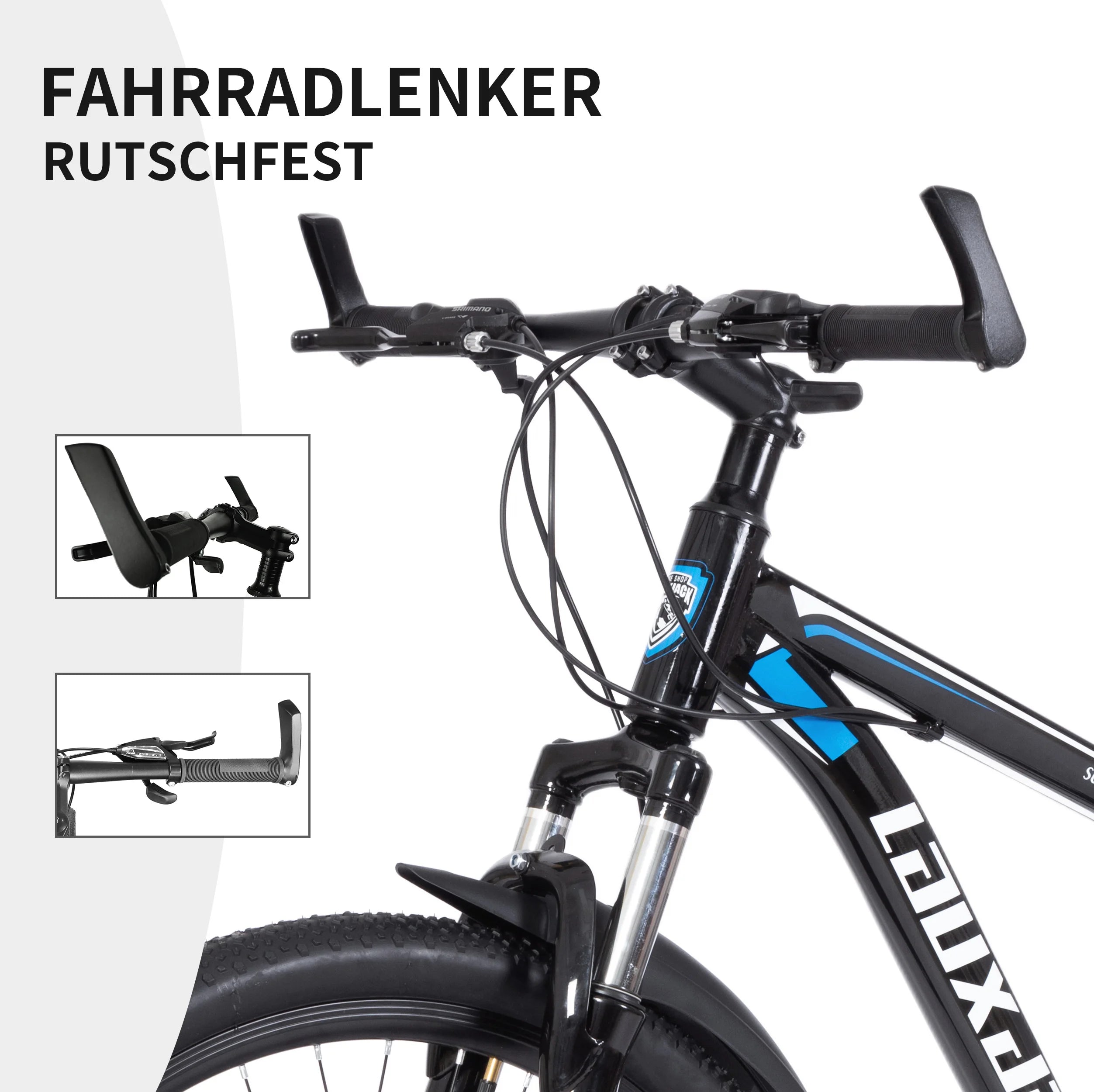 Vankel 27.5 Inch Mountain Bike for Adults,21-Speed Gear System, Dual Disc Brakes, All-Terrain Bicycle for Men & Women Bike Gifts