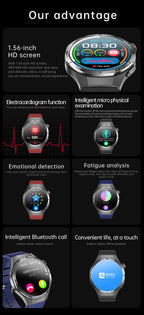 2026 New Nursing Grade ECG+PPG Smart Watch Health Analysis Blood pressure Lipids Uric acid Wireless HD Call Smartwatch Men Women