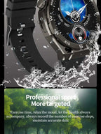 2026 New Smartwatch, Wireless Call, AI Voice, 40+ Sports Modes, Outdoor Fitness, Long Battery, Music & Message Alert, Unisex Gif