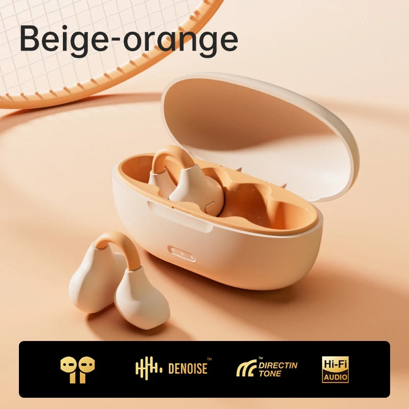 Lenovo Wireless Headsets Bluetooth 5.3 ENC Earbuds LED Power Display TWS Sport Noise Cancel Headphone with Mic For IPhone