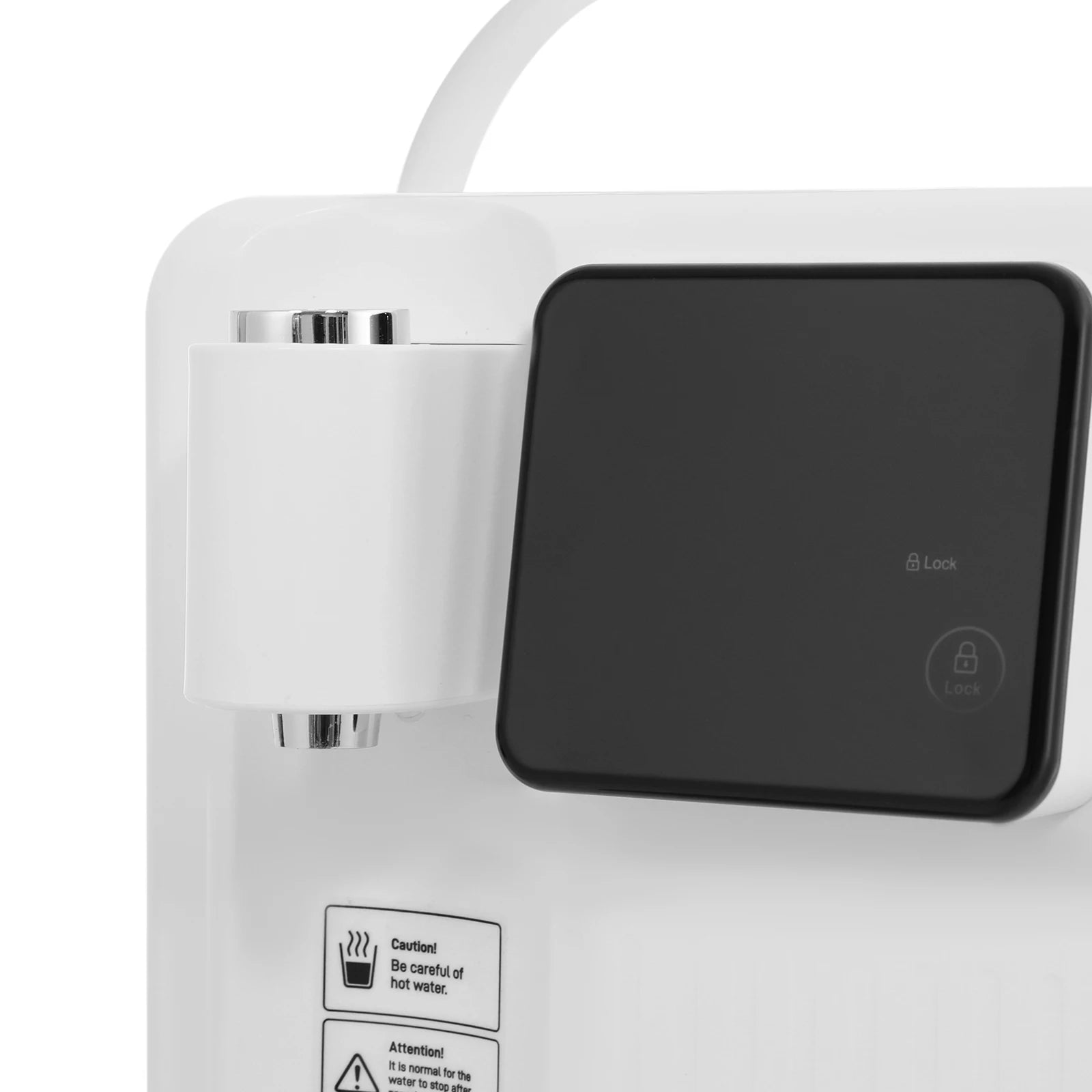 3L White Instant Hot Water Dispenser with LED Display 19*24*29.5cm Fast Heating Water Dispenser Office Desktop Water Dispenser