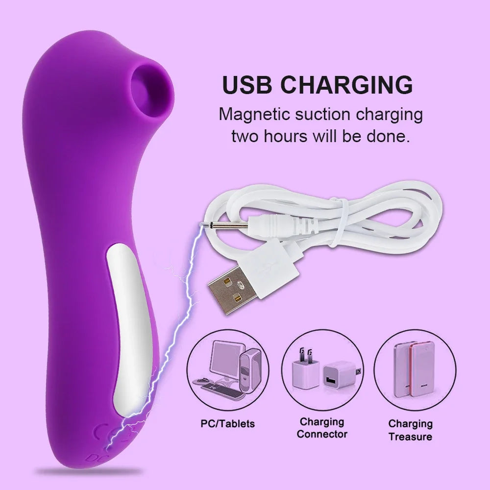 Adult Supplies Sucker Clitoris Sucking Vibrator for Women Clit Oral Stimulator Nipple Vagina Sex Toys Female Masturbator Product Secondary image