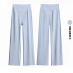 DRUR Women's High Waisted Capri 3/4 Length Yoga Leggings With Tummy Control Flare Pants for Gym Running Dance Clothes Summer New