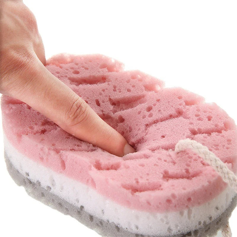 1-5PCS Soft Shower Sponge Ball Gentle Exfoliator Massage Cleansing Brush For Daily Body Skin Care And Bathing Use