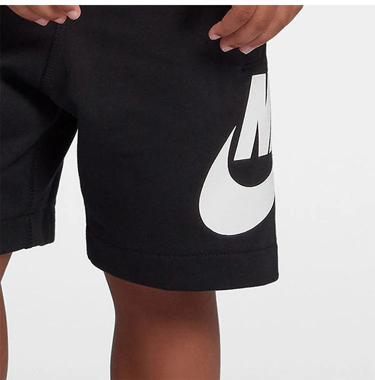 Nike genuine summer children's retro sports logo printed straight leg shorts HA5017-023
