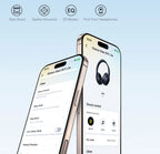 Baseus BH1 Lite Wireless Headphones Bluetooth 6.0 ENC Clear Call Headsets Super Bass Hit Earphones 80H Playtime Over Ear Headset