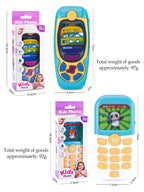 Smartphone Toys, Baby Phone with Music and Light Sound Interact Simulate Making Phone Calls, Gifts for Kids not Include Battery