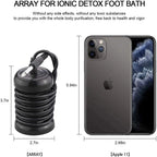 Detox Ionic Foot Spa Bath Massage Machine Electric FootBath Cleanse Massager Vibrating Foot Best Care Arrays Aqua Health Therapy