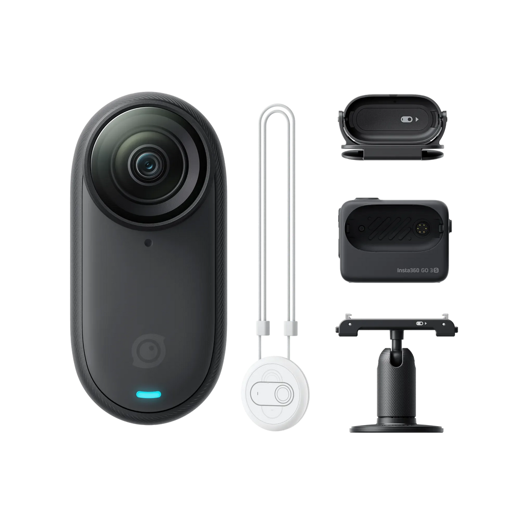 Insta360 New GO 3S - 4K Tiny Camera, Portable and Versatile, Hands-Free, POV, Mount Anywhere, Stabilization