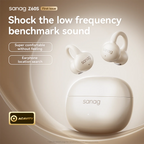 Sanag Z60S Ear Clip on OWS Earphones HiFi Sound Open Ear Earbud Audífonos Bluetooth Wireless Headphones Flash-sale Headsed