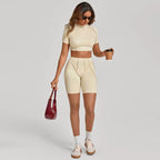 Seamless Yoga Sets Sports Fitness High Waist Hip-lifting Shapeing Trousers Backless Bra Suit Workout Gym Leggings Sets for Women