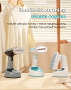 1500W Handheld Steam Hanging Iron Touch Screen Control 15 Seconds Fast Preheat 150ml Portable Home Small Fabric Clothes Steamer