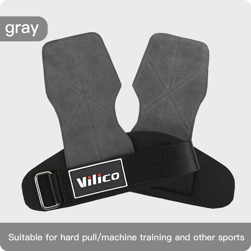 2Pcs Gym Gloves Fitness Hand Palm Protection Equipment Anti Slip Wear-resistant Wrist Protection Hard Pull Grip Strength Gloves