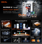 Blackview OSCAL MARINE 3 Rugged Smartphone 6.56" HD 90Hz Display Helio G81 13MP+16MP Camera 5000mAh Battery Android 16 Mobile