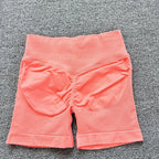 D LOGO Impact Seamless Fitness Peach Hip Sports Yoga Tight Pants Shorts