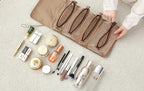 4 in 1 Cosmetic Bag For Women Zipper Mesh Separable Cosmetics Pouch Ladies Foldable Nylon Bag Rope Makeup Bag Kosmetyczka