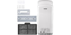 SucceBuy Hand Dryer Machinery Automatic High-speed Jet Double-sided Secure Robust Material Blade for Washroom Multicolor